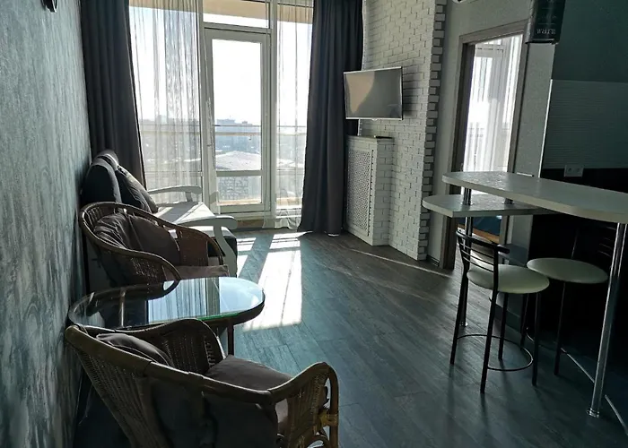 элитная в аркадии с видом на море 26 жемчужина Apartman *